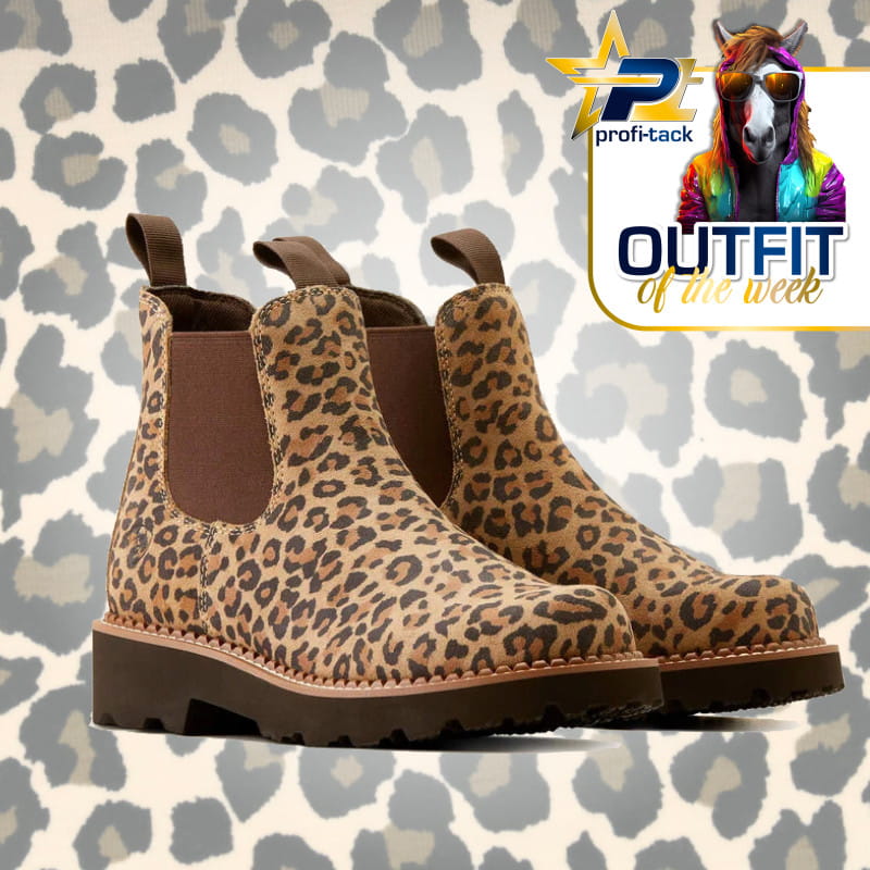 Ariat Womens Fatbaby Twin Gore Western Boot cheetah