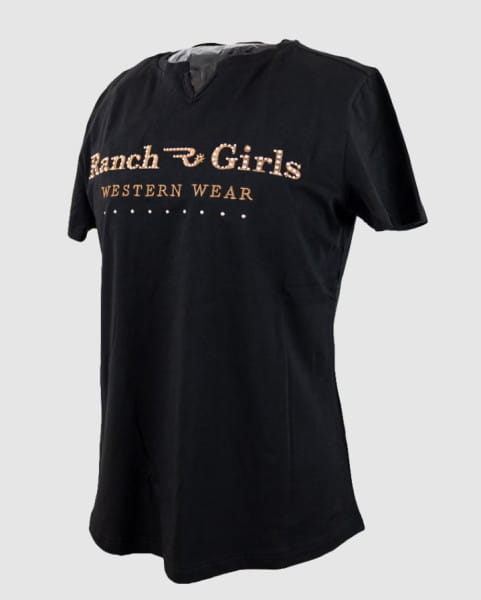 Ranchgirls T-Shirt MATHILDA schwarz