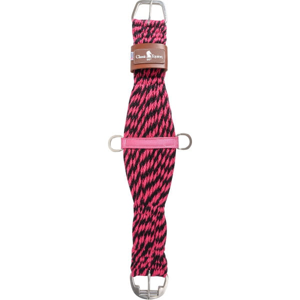 Classic Equine Colored 100% Mohair Cinch pink