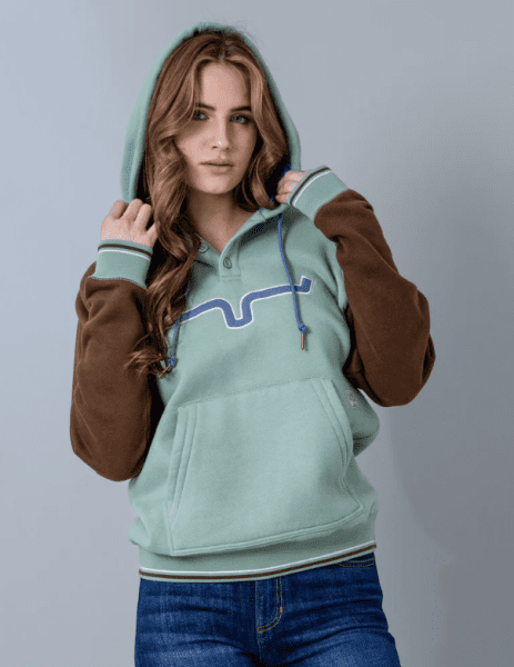 Kimes Ranch Womens Hoodie Amigo Matcha