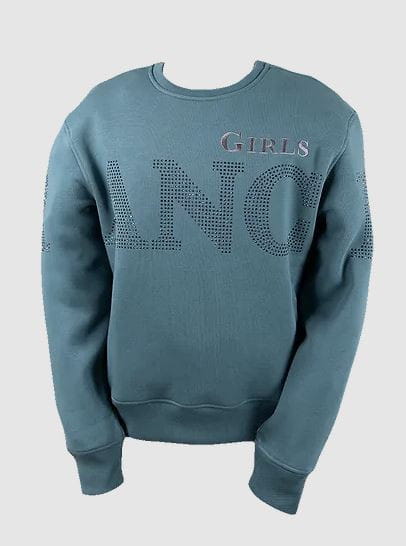 Ranchgirls Round neck Sweatshirt CAMERON goblin blue