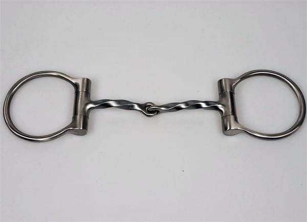 D Ring Snaffle Twisted Square
