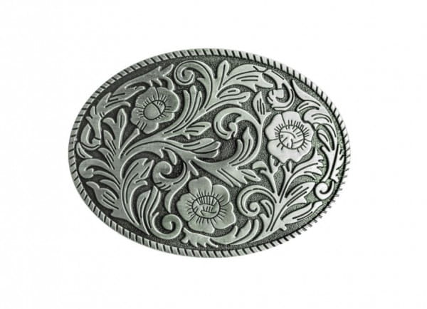 Stars&amp;Stripes Buckle Floral silver
