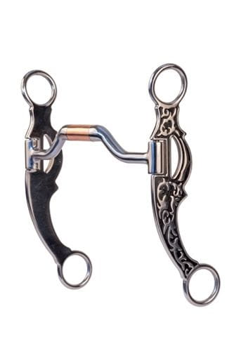 Metalab Black Floral Hinged Port Bit