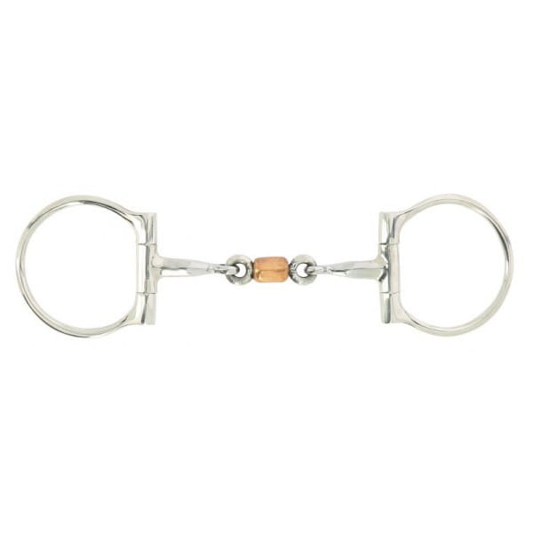Snaffle D-Ring mit Kupferrolle