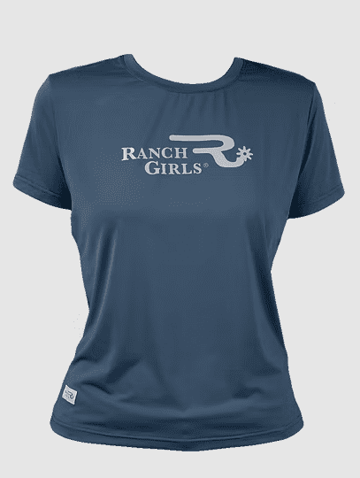 Ranchgirls T-Shirt FRIDA grey ocean