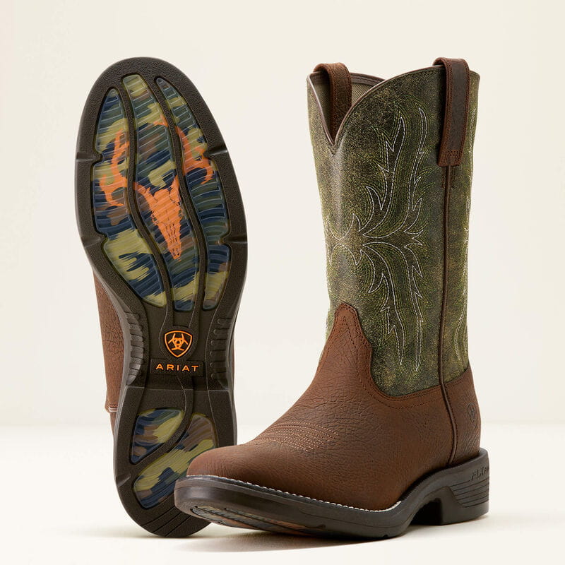 Ariat round toe cowboy boots on sale