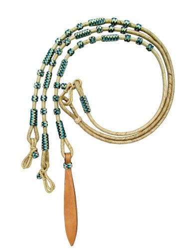 Romal Reins Blue Rowhide