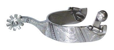 Metalab FG Collection Ladies Brushed Reining Show Spurs