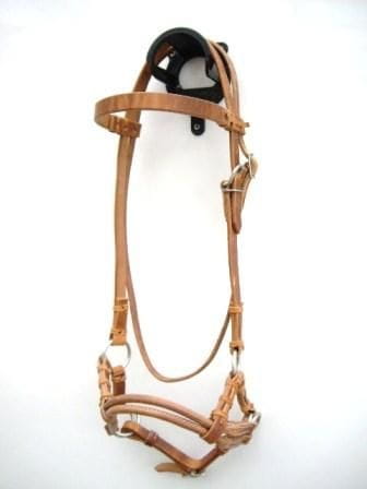 Sidepull Double Leathernose Harness