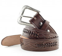 Stars&Stripes Ledergürtel Cross Leather