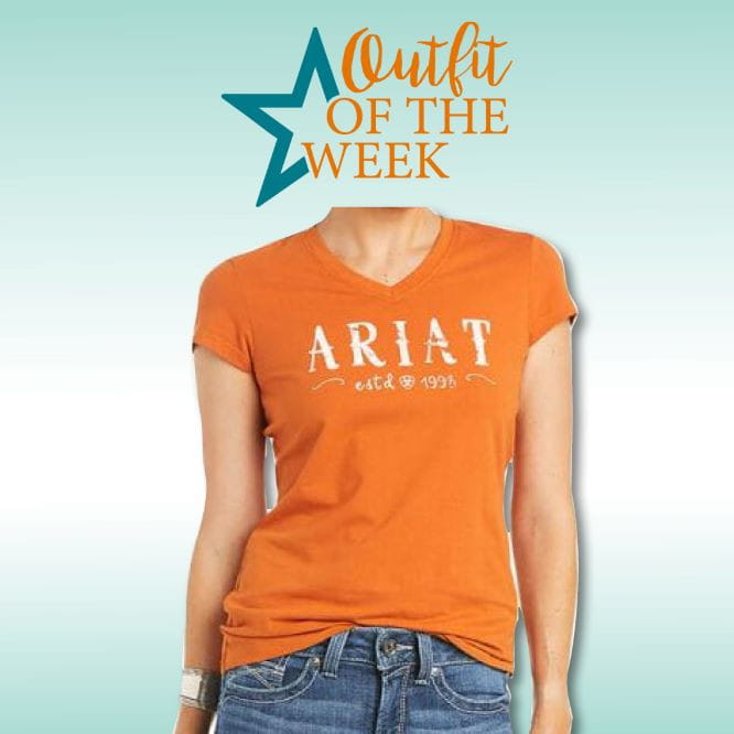 Ariat Womens Real Logo T-Shirt autumnal