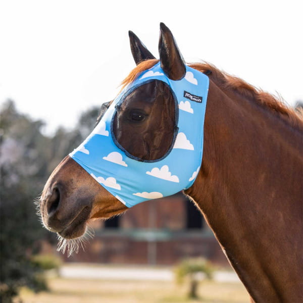 Pro-Tech Lycra Anti-Fly Mask with Ears Colorfull