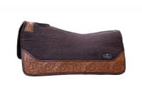 CSF Supreme Woolen Feltpad tooled wear leather dark brown