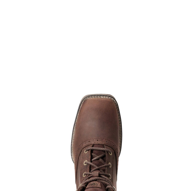 Ariat square toe lace up boots on sale