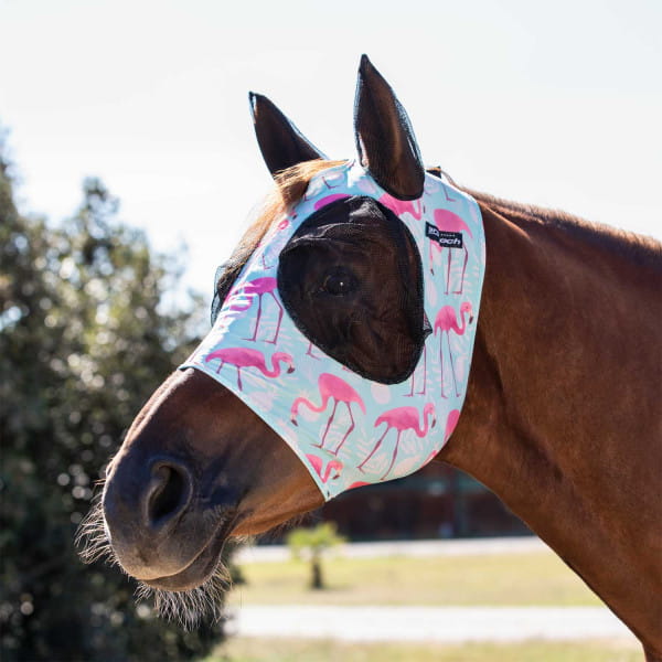 Pro-Tech Lycra Anti-Fly Mask with Ears Colorfull