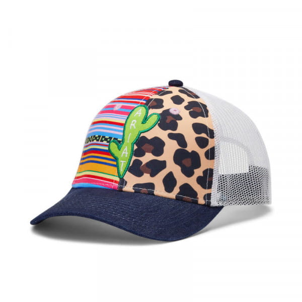 Ariat Womens Serape Leopard Cactus Print Cap